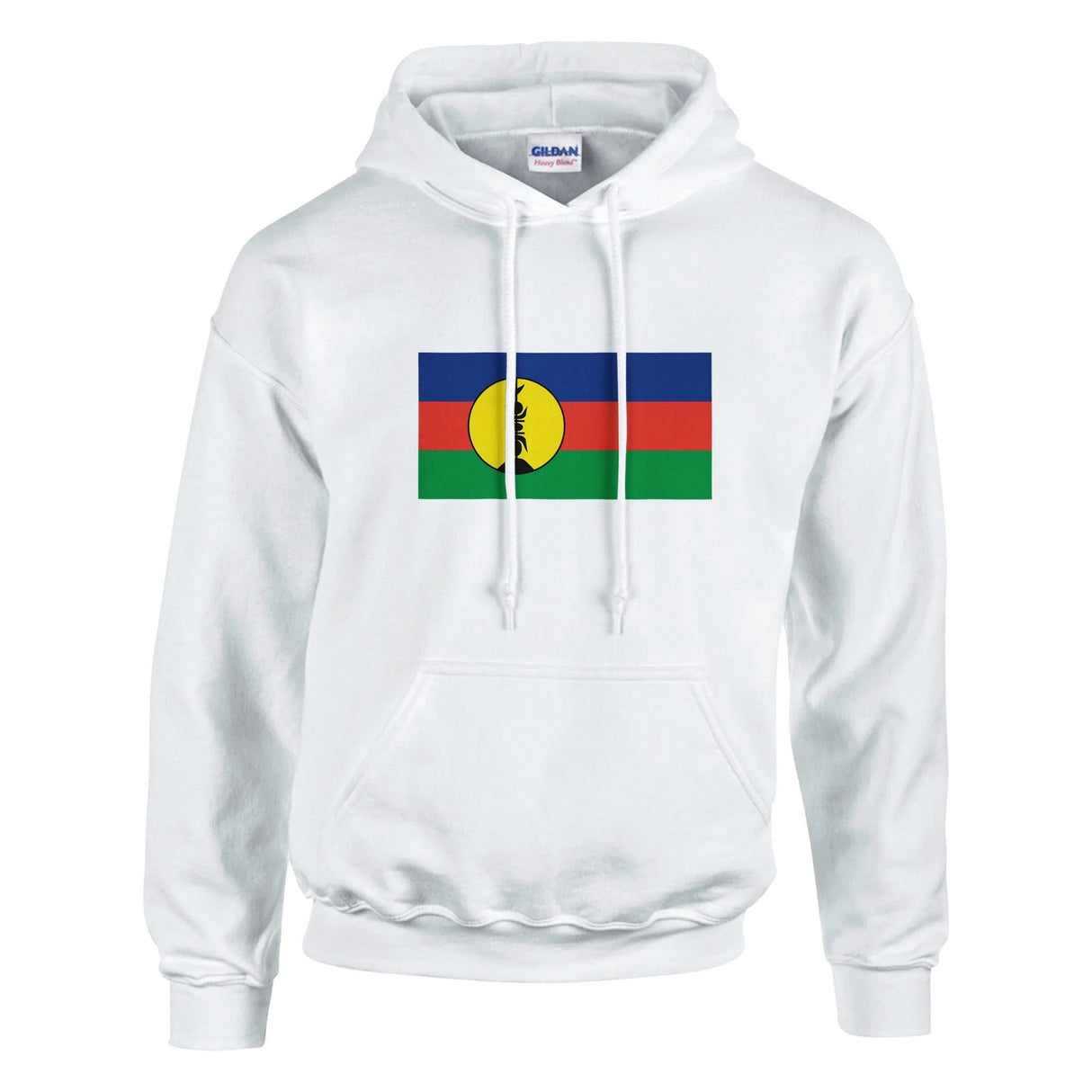 Sweat à capuche nouvelle-calédonie coton mélangé brodé