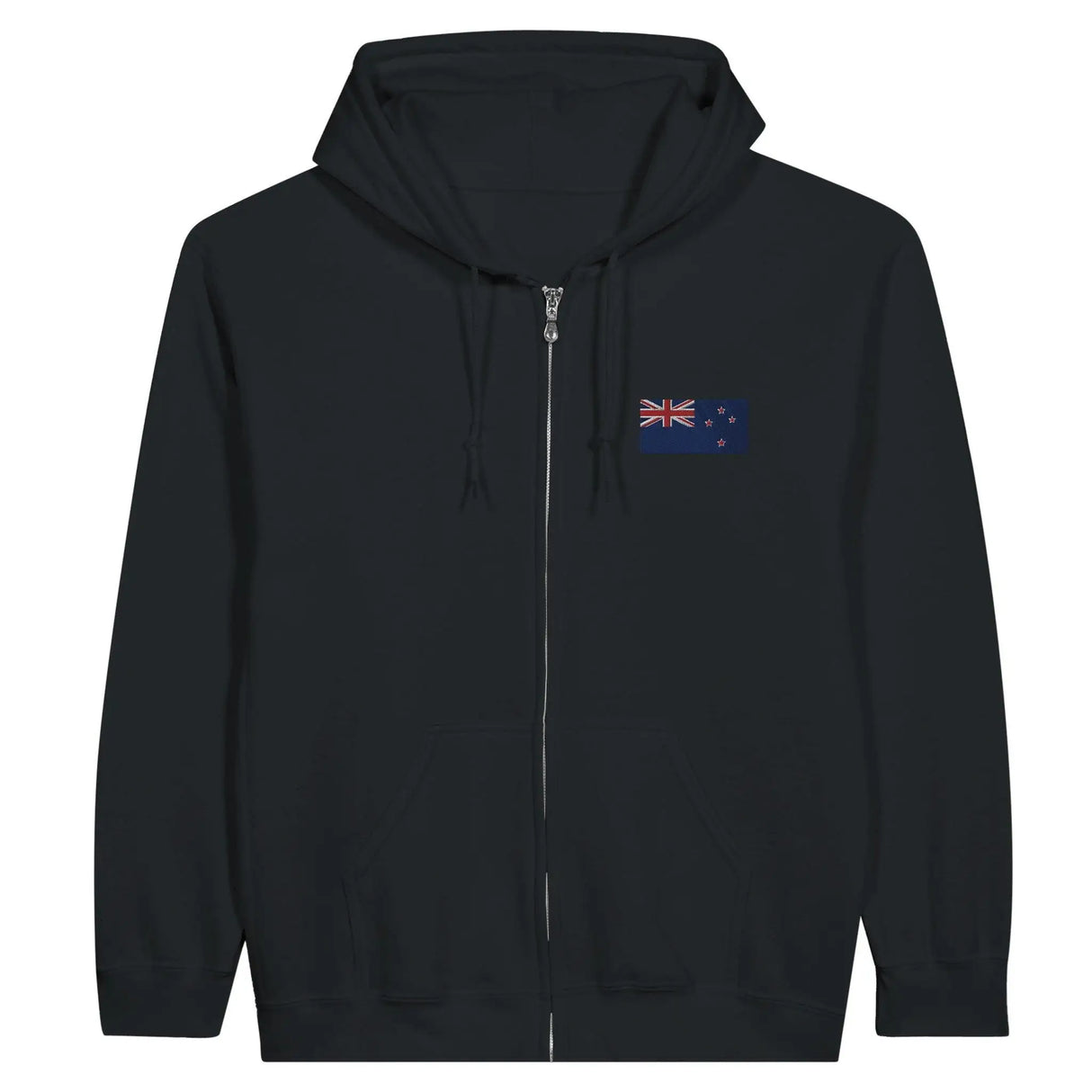 Sweat à capuche nouvelle-zélande broderie coton mélangé