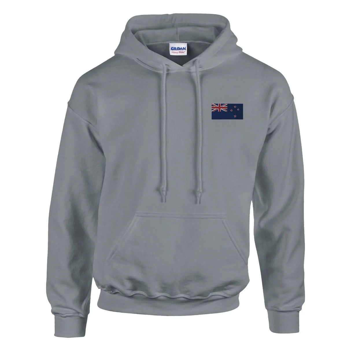 Sweat à capuche nouvelle-zélande broderie coton mélangé