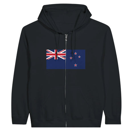 Sweat à capuche nouvelle-zélande coton mélangé brodé