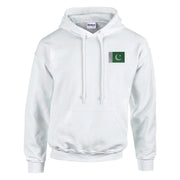 Sweat à capuche pakistan brodé coton mélangé confort supérieur