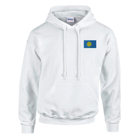 Sweat à capuche palaos coton mélangé brodé confort supérieur