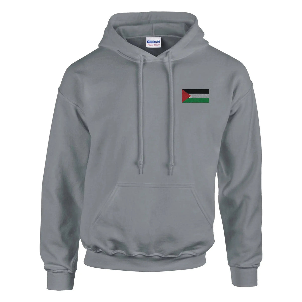Sweat à capuche palestine brodé coton mélangé confortable
