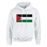 Sweat à capuche palestine coton mélangé brodé couleur