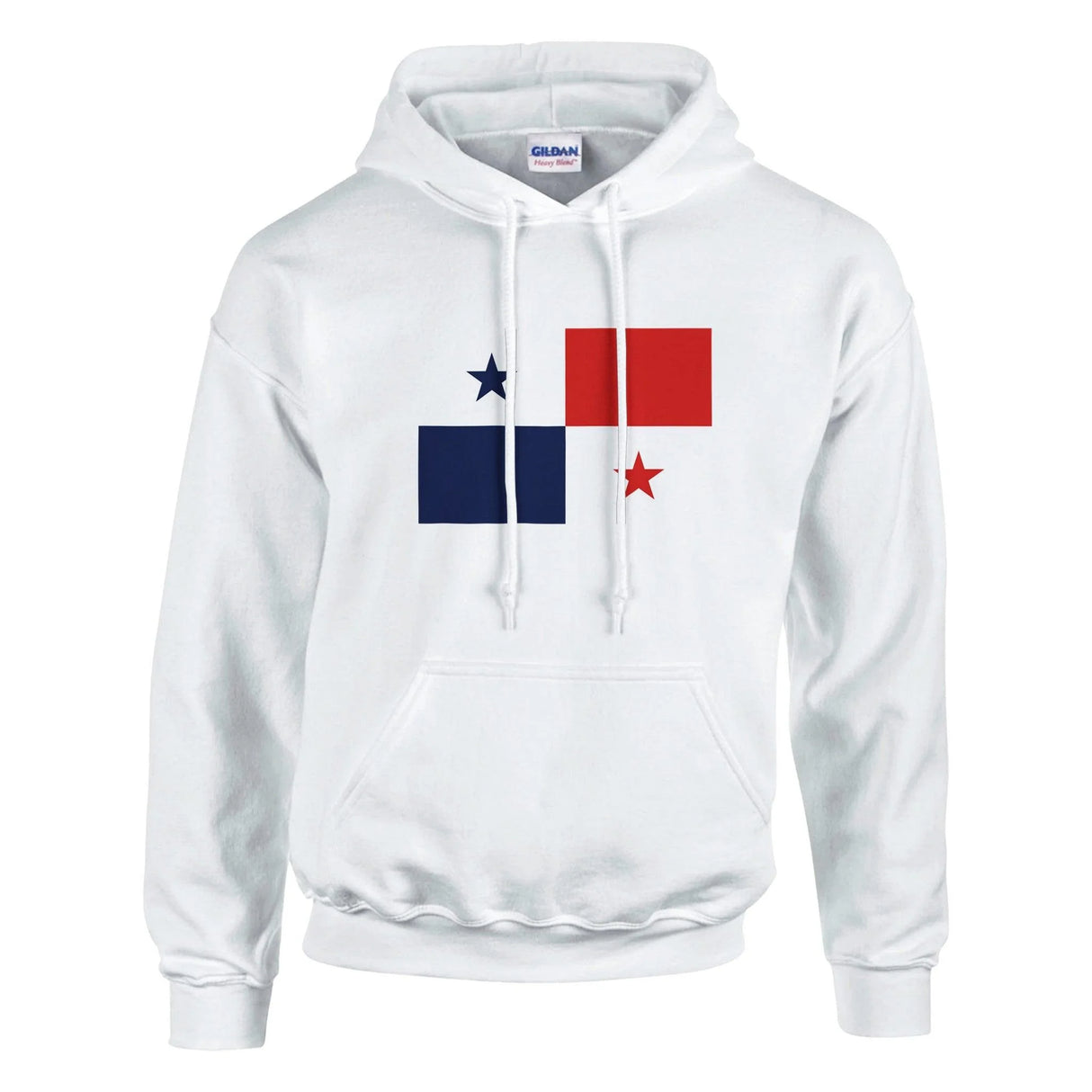 Sweat à capuche panama coton mélangé brodé confortable