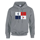 Sweat à capuche panama coton mélangé brodé confortable