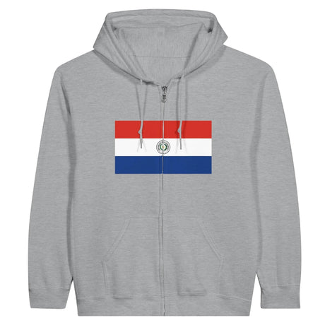 Sweat à capuche paraguay coton mélangé fermeture éclair