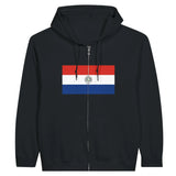 Sweat à capuche paraguay coton mélangé fermeture éclair