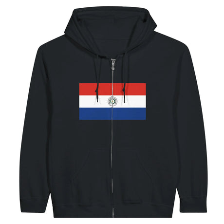 Sweat à capuche paraguay coton mélangé fermeture éclair