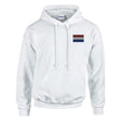 Sweat à capuche pays-bas broderie couleur coton mélangé