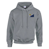 Sweat à capuche pays-bas caraïbéen broderie coton mélangé