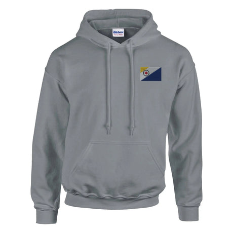 Sweat à capuche pays-bas caraïbéen broderie coton mélangé