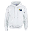 Sweat à capuche pays-bas caraïbéen broderie coton mélangé
