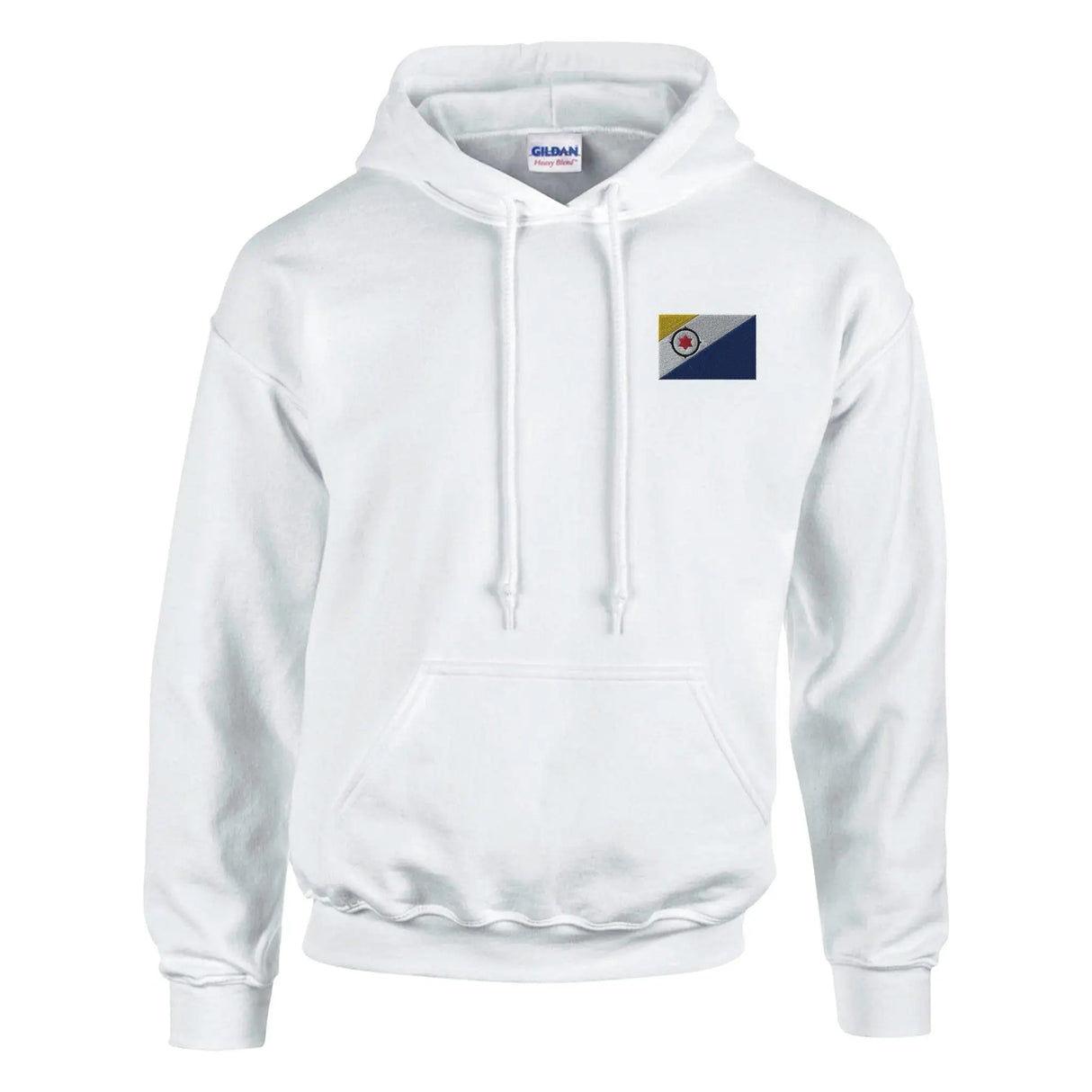 Sweat à capuche pays-bas caraïbéen broderie coton mélangé