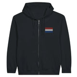 Sweat à capuche pays-bas coton mélangé broderie couleur