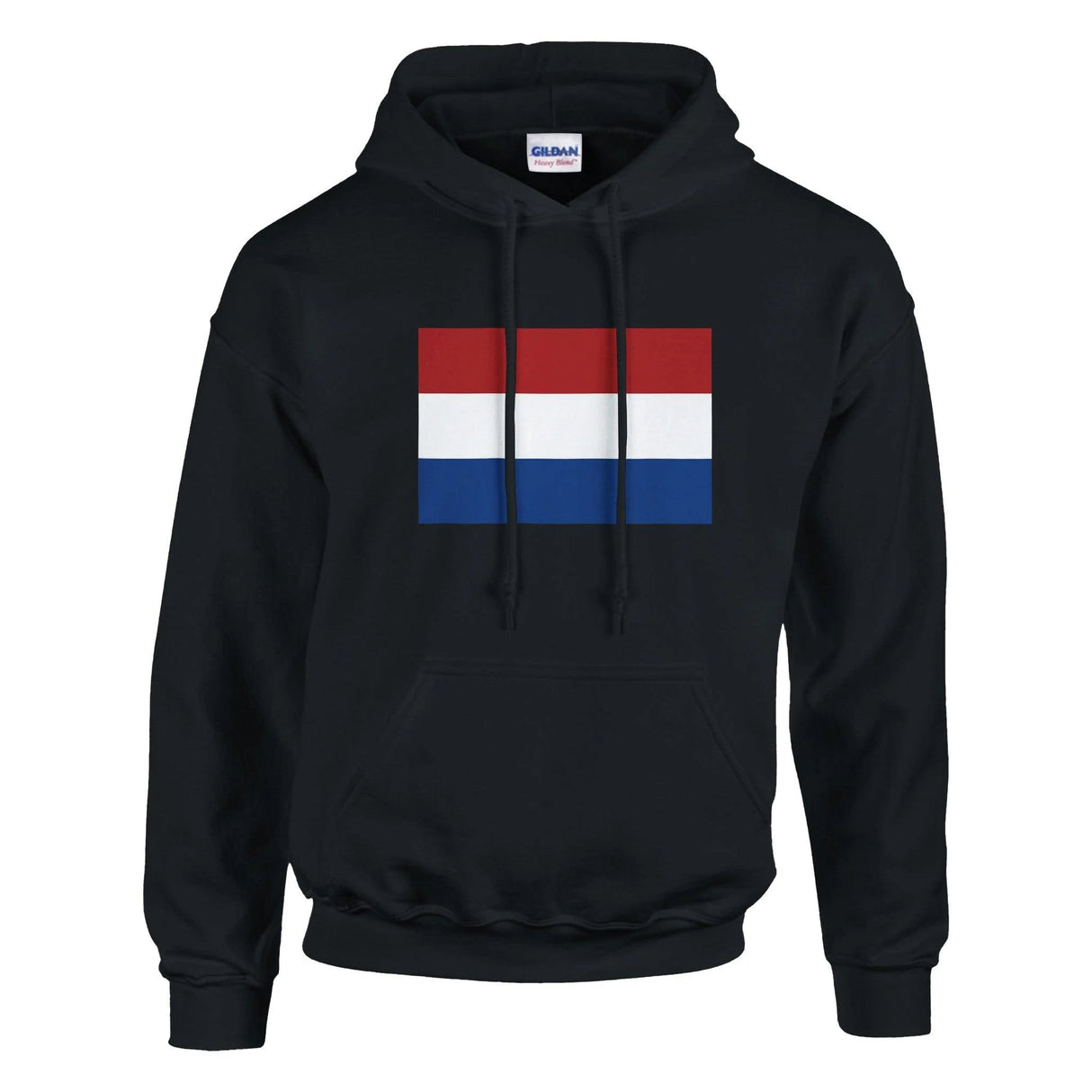 Sweat à capuche pays-bas coton mélangé broderie premium
