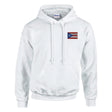 Sweat à capuche porto rico broderie couleur coton mélangé