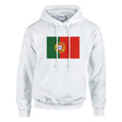 Sweat à capuche portugal coton mélangé couleur broderie