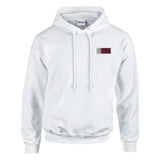 Sweat à capuche qatar coton mélangé broderie couleur