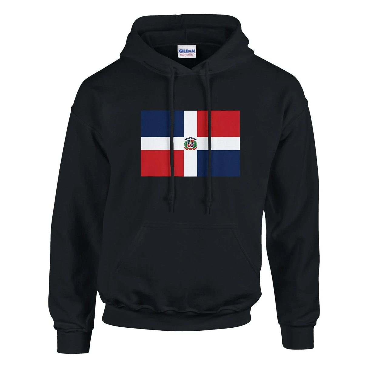 Sweat à capuche république dominicaine coton mélangé brodé