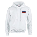 Sweat à capuche russie brodé coton mélangé confortable