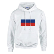 Sweat à capuche russie coton mélangé broderie patriote