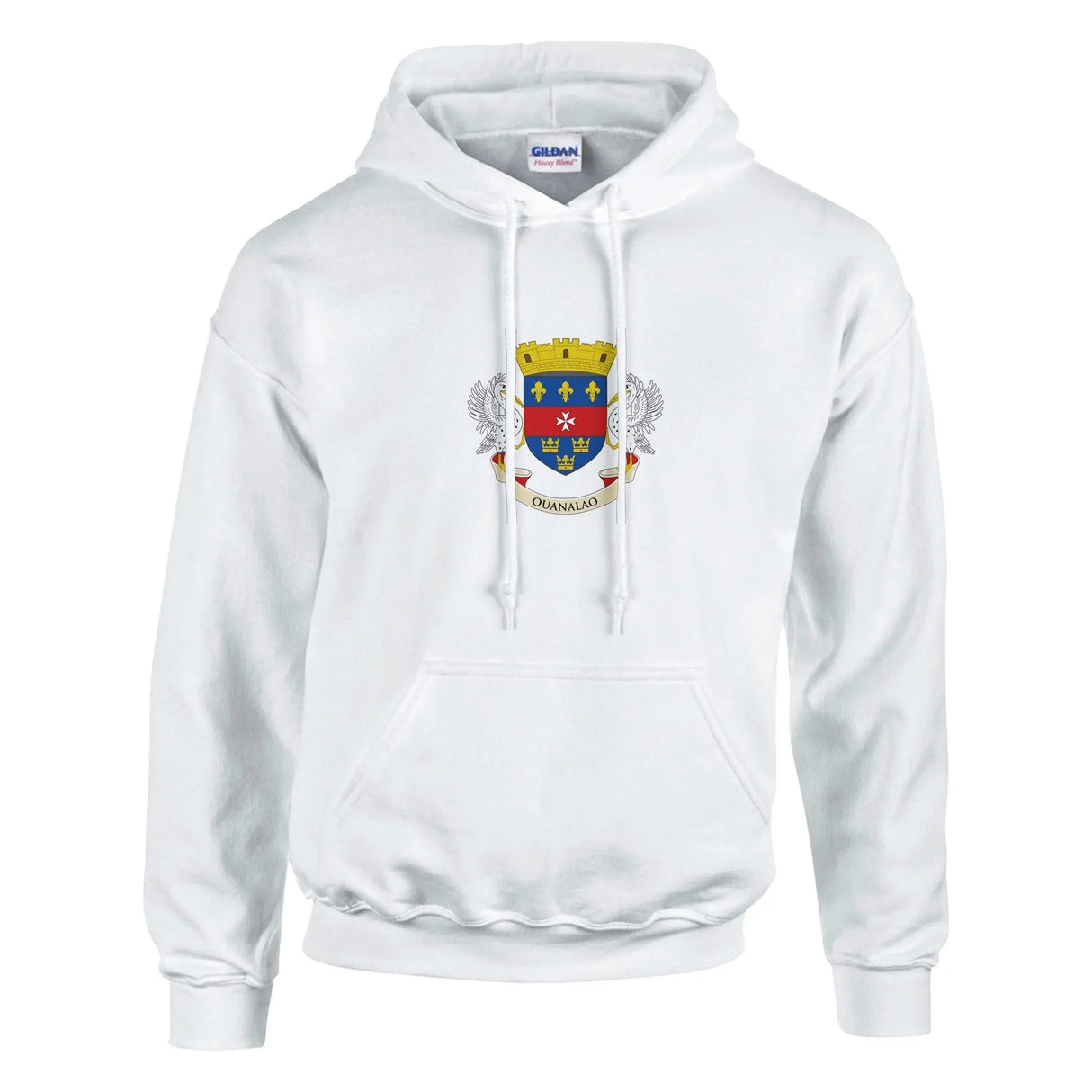 Sweat à capuche saint-barthélemy coton mélangé broderie