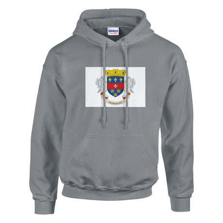 Sweat à capuche saint-barthélemy coton mélangé broderie