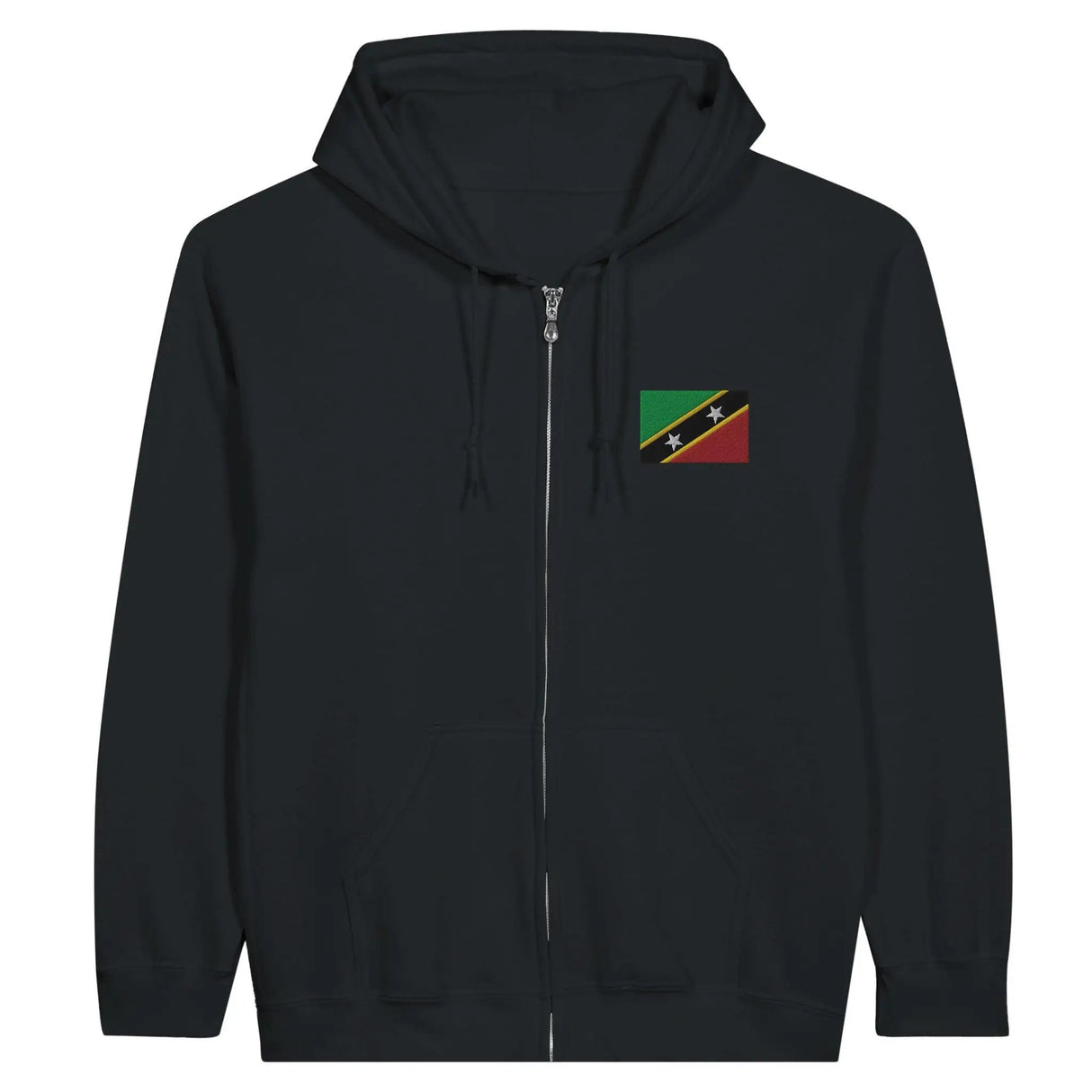 Sweat à capuche saint-christophe broderie couleur coton