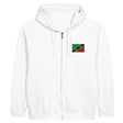 Sweat à capuche saint-christophe broderie couleur coton