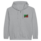 Sweat à capuche saint-christophe broderie couleur coton