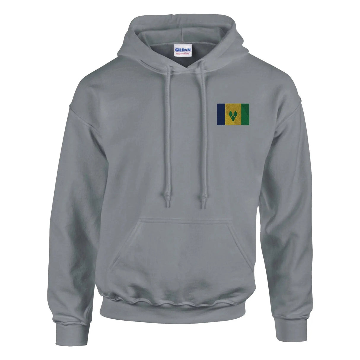 Sweat à capuche saint-vincent brodé coton mélangé