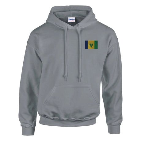 Sweat à capuche saint-vincent brodé coton mélangé