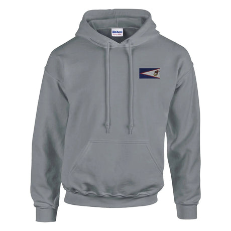 Sweat à capuche samoa américaines brodé coton mélangé