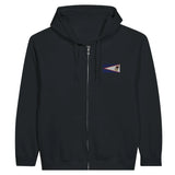 Sweat à capuche samoa américaines coton brodé zip durable