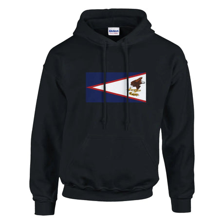Sweat à capuche samoa américaines coton mélangé brodé