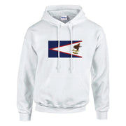 Sweat à capuche samoa américaines coton mélangé brodé