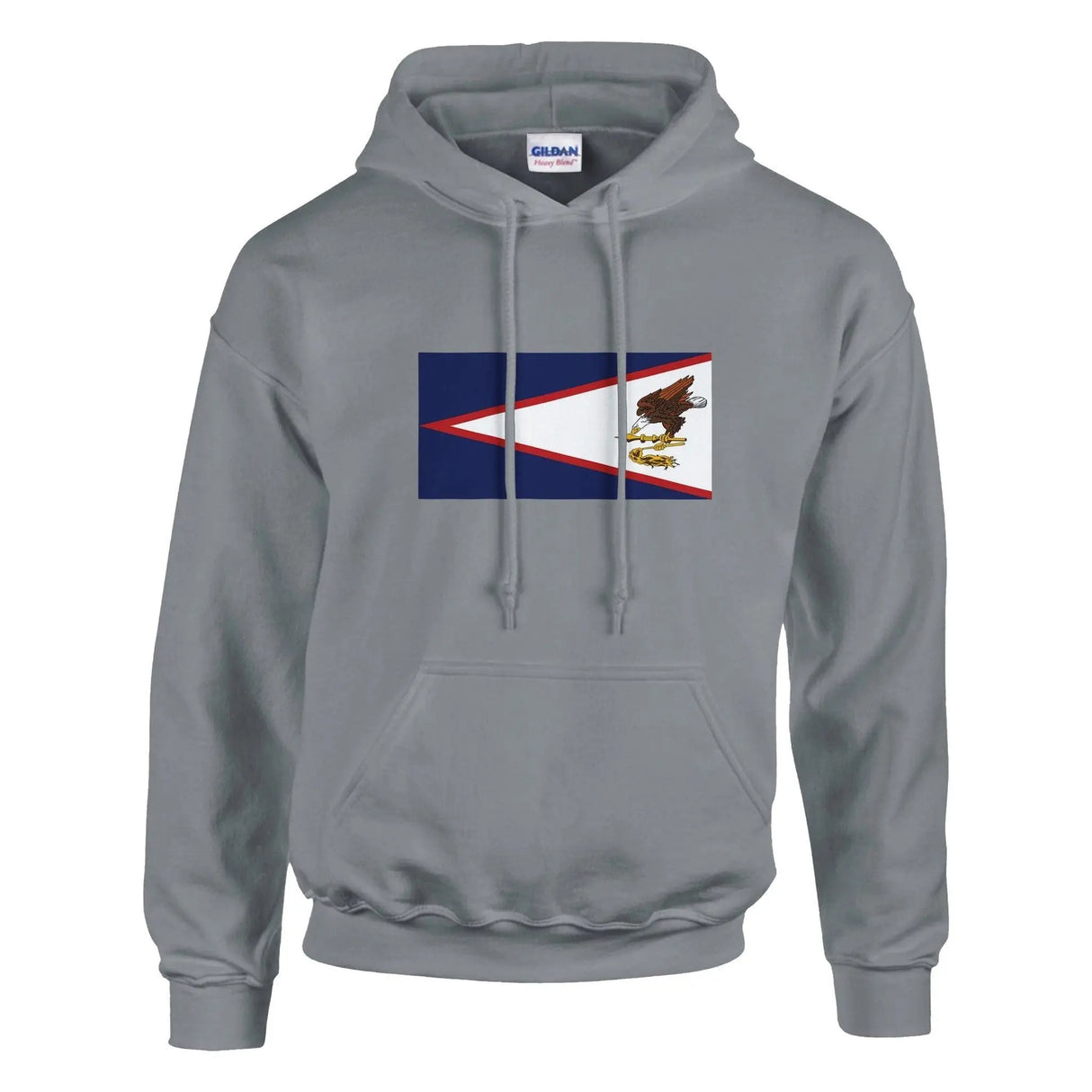 Sweat à capuche samoa américaines coton mélangé brodé