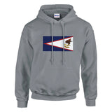 Sweat à capuche samoa américaines coton mélangé brodé
