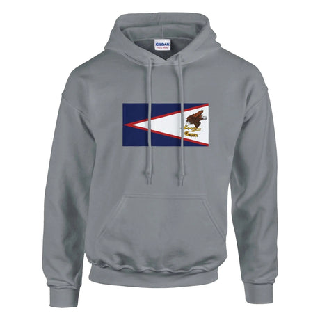 Sweat à capuche samoa américaines coton mélangé brodé
