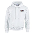 Sweat à capuche serbie brodé coton mélangé confortable