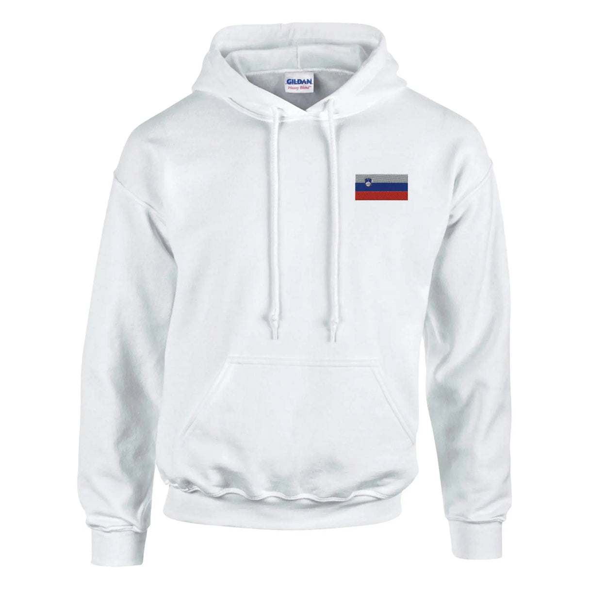Sweat à capuche slovaquie brodé coton mélangé