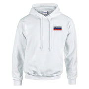 Sweat à capuche slovaquie brodé coton mélangé