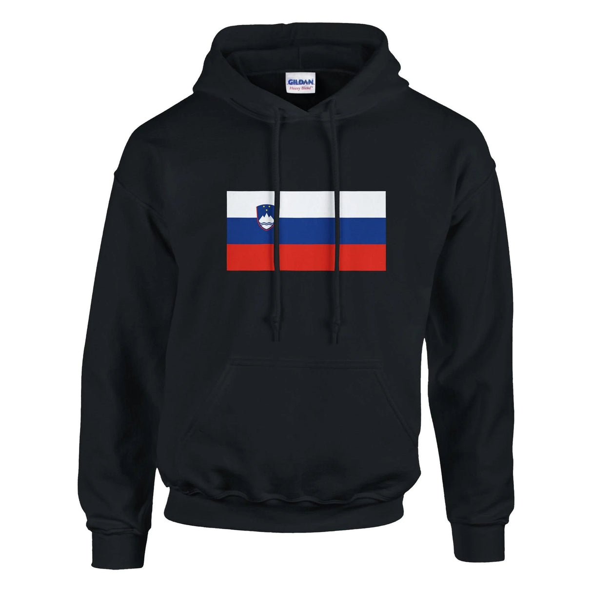 Sweat à capuche slovénie coton mélangé couleurs brodées