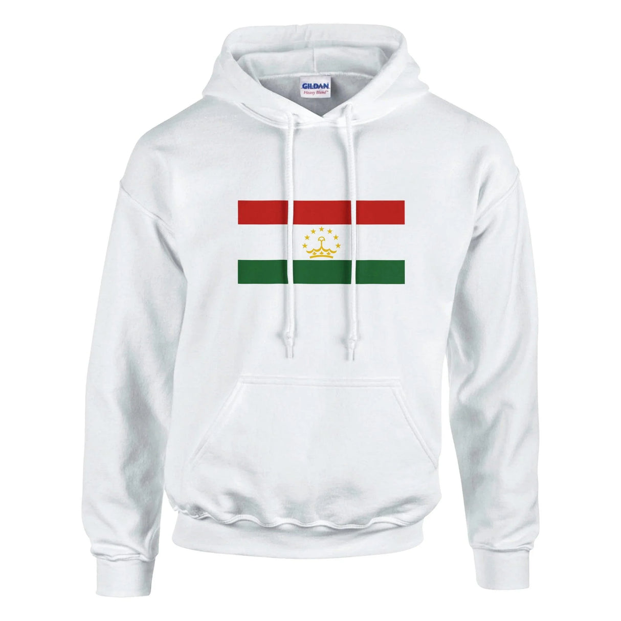 Sweat à capuche tadjikistan coton mélangé broderie