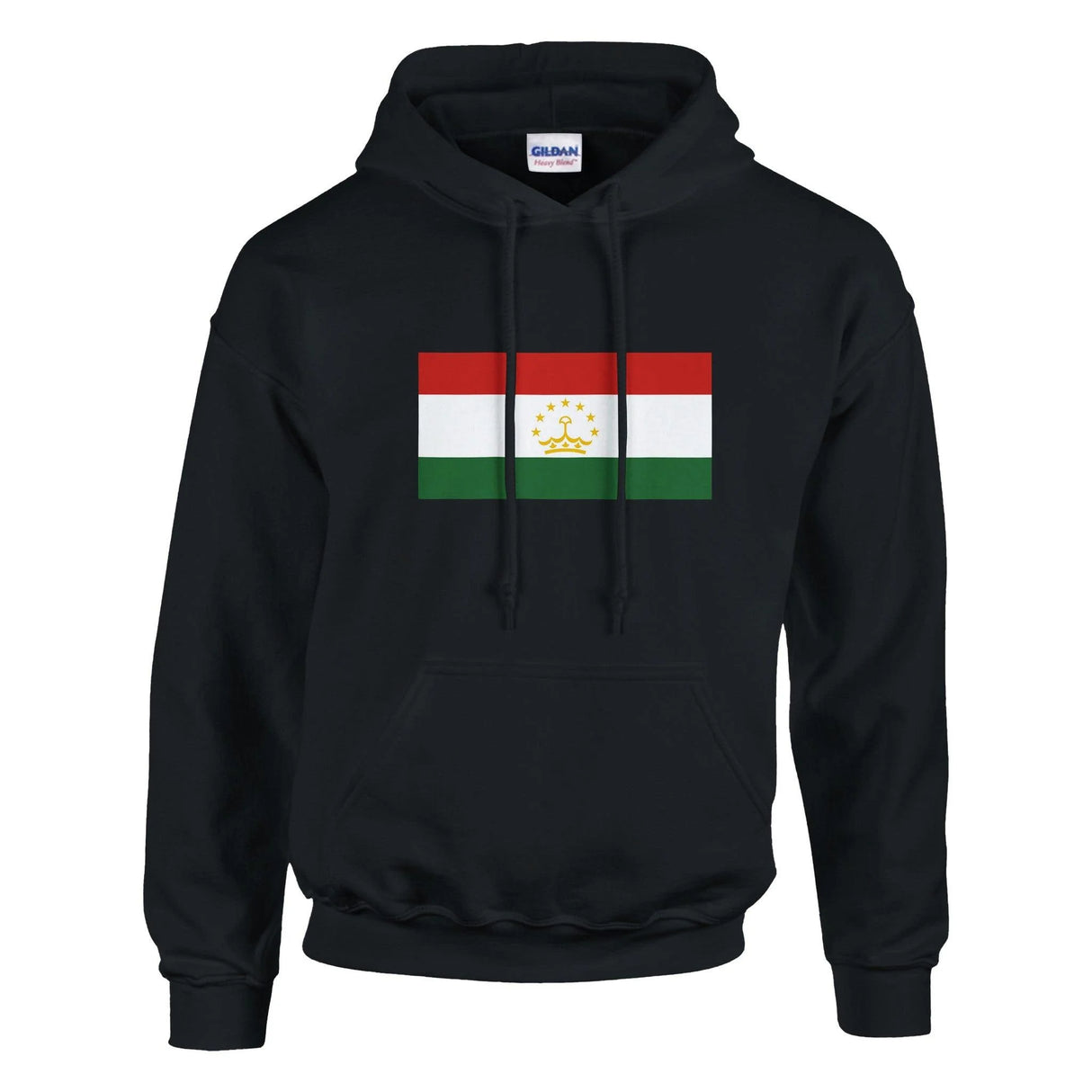 Sweat à capuche tadjikistan coton mélangé broderie
