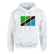 Sweat à capuche tanzanie coton mélangé broderie couleur