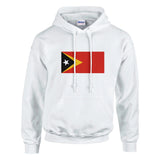 Sweat à capuche timor oriental coton mélangé brodé