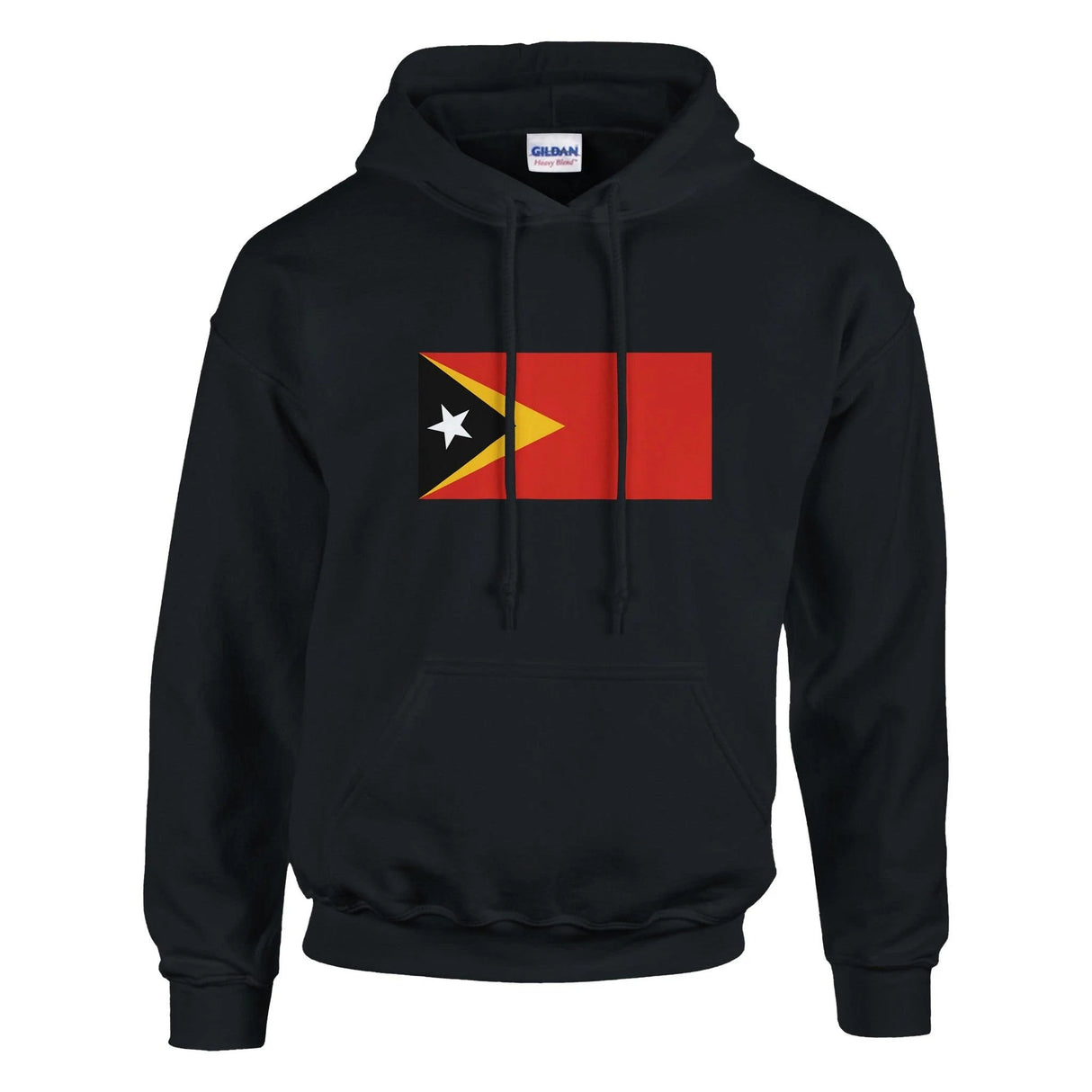 Sweat à capuche timor oriental coton mélangé brodé