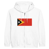 Sweat à capuche timor oriental coton mélangé broderie